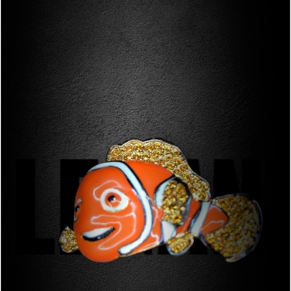 Finding Nemo Clownfish Jeweled Pave Swarovski Jewelry Brooch - Pin - Picture 4 of 5